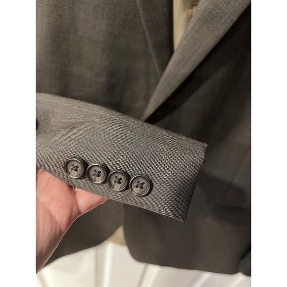 Lauren Ralph Lauren Jacket Mens 46R Brown Plaid Wool Blazer Sportcoat Preppy - Picture 5 of 12